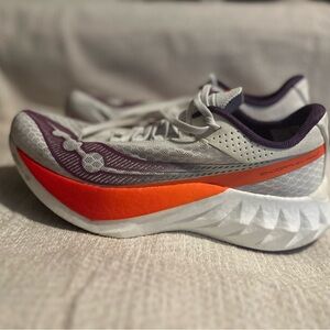 Saucony Endorphin Pro 4 - White, Orange, Purple